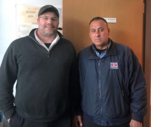 Capt. Adam Sciaino (left) and Deckhand Edwin Montoya