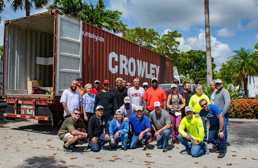 Group photo of the volunteers