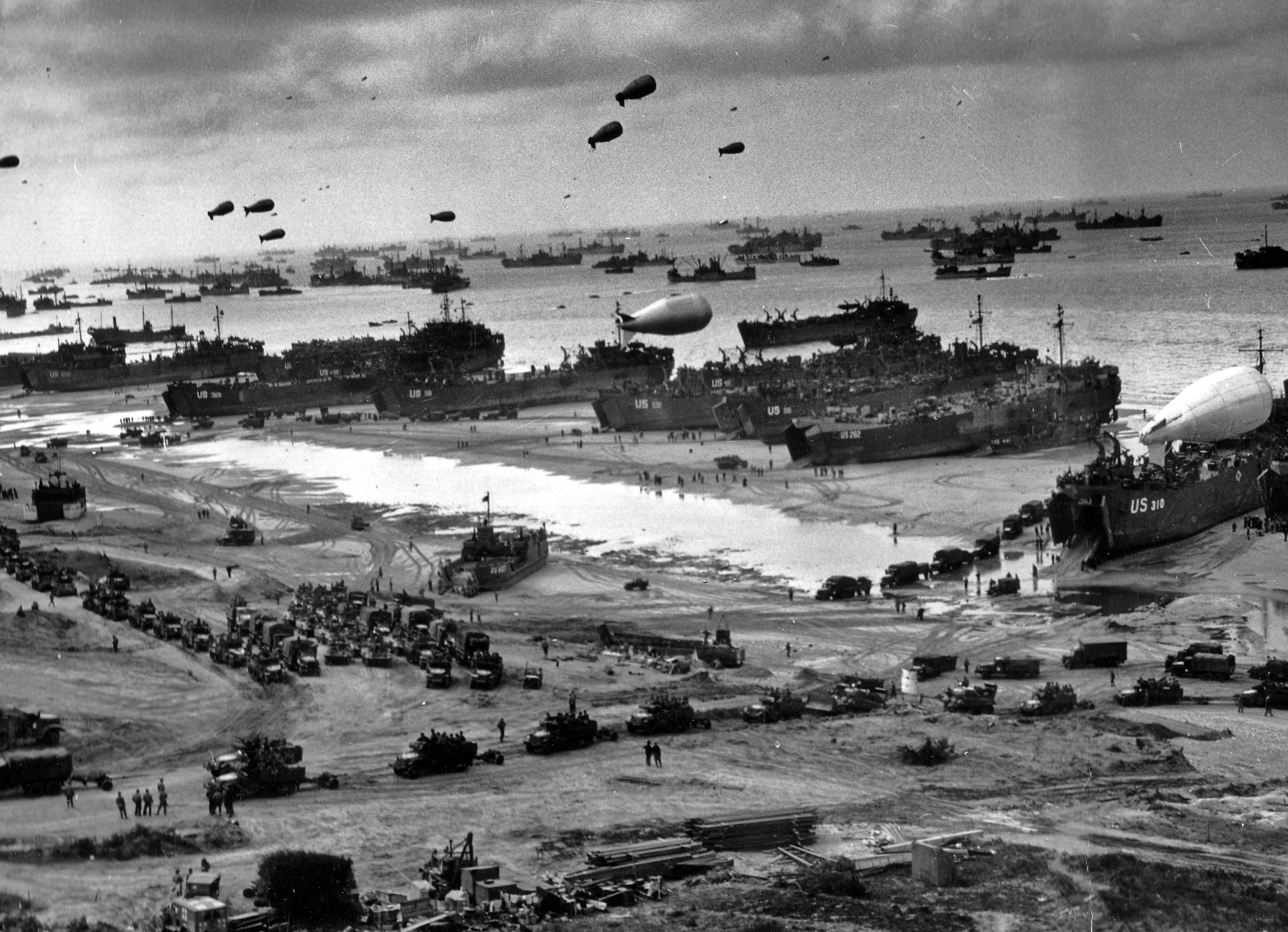 Photo of Normandy invasion
