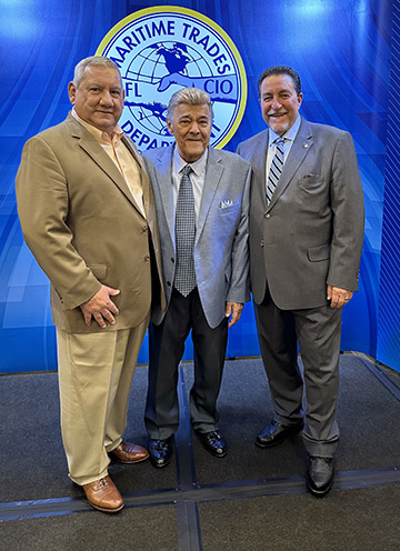 Photo of three SIU officials