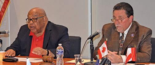 Photo of SIU/MTD President David Heindel and AFL-CIO Secretary-Treasurer Fred Redmond